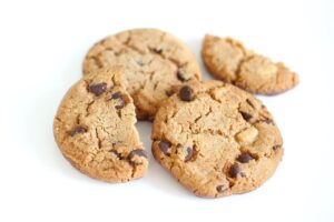 Olive oil cookies. Chocolate chip cookie recipe with olive oil, easy, fast and for the whole family.