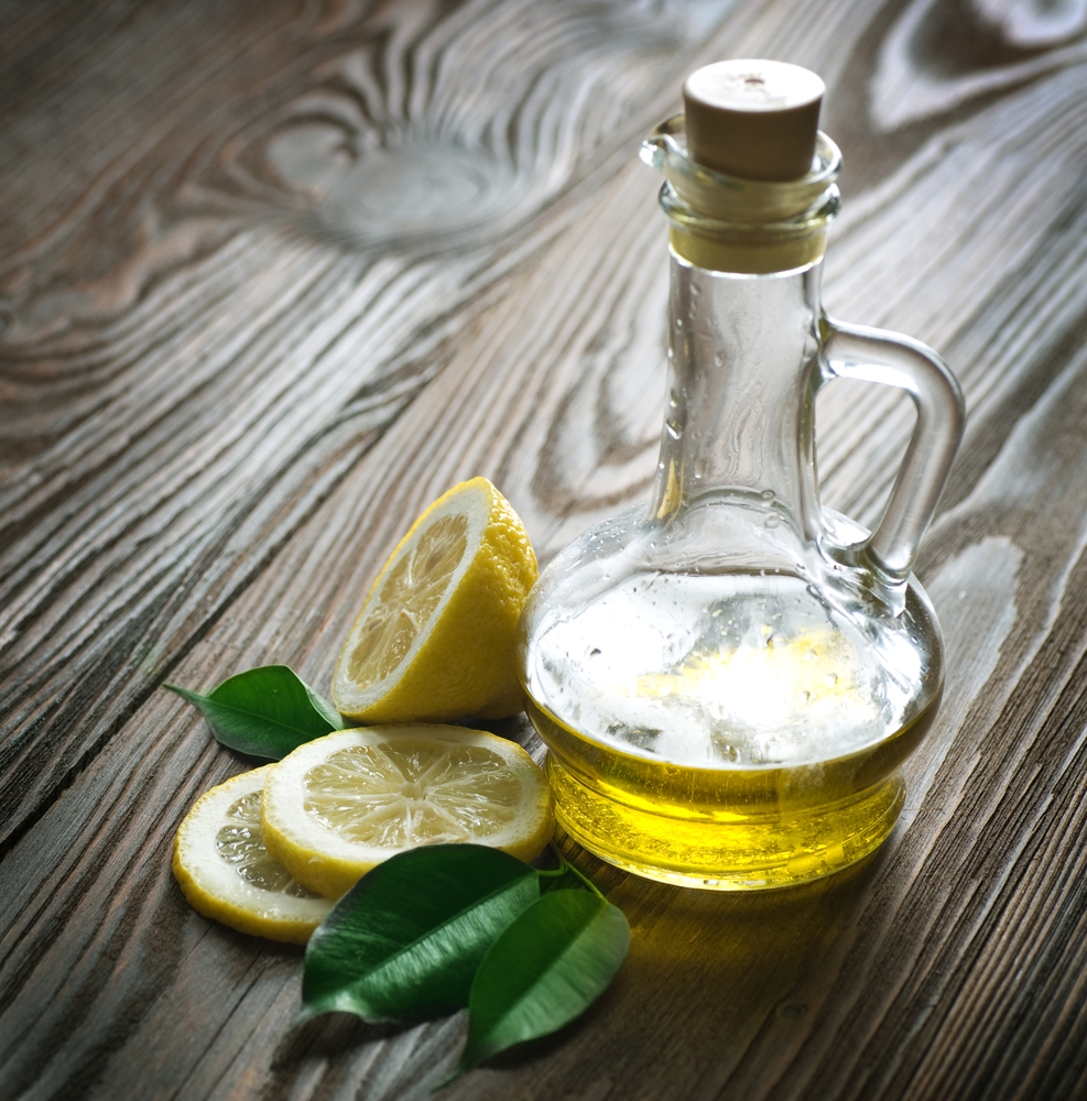 Lemon olive oil has twice as many benefits. The antioxidant properties of olive oil combined with lemon's vitamin C make it the perfect blend.